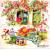 Serwetka do decoupage HOME FASHION przydomowy ogródek 33x33